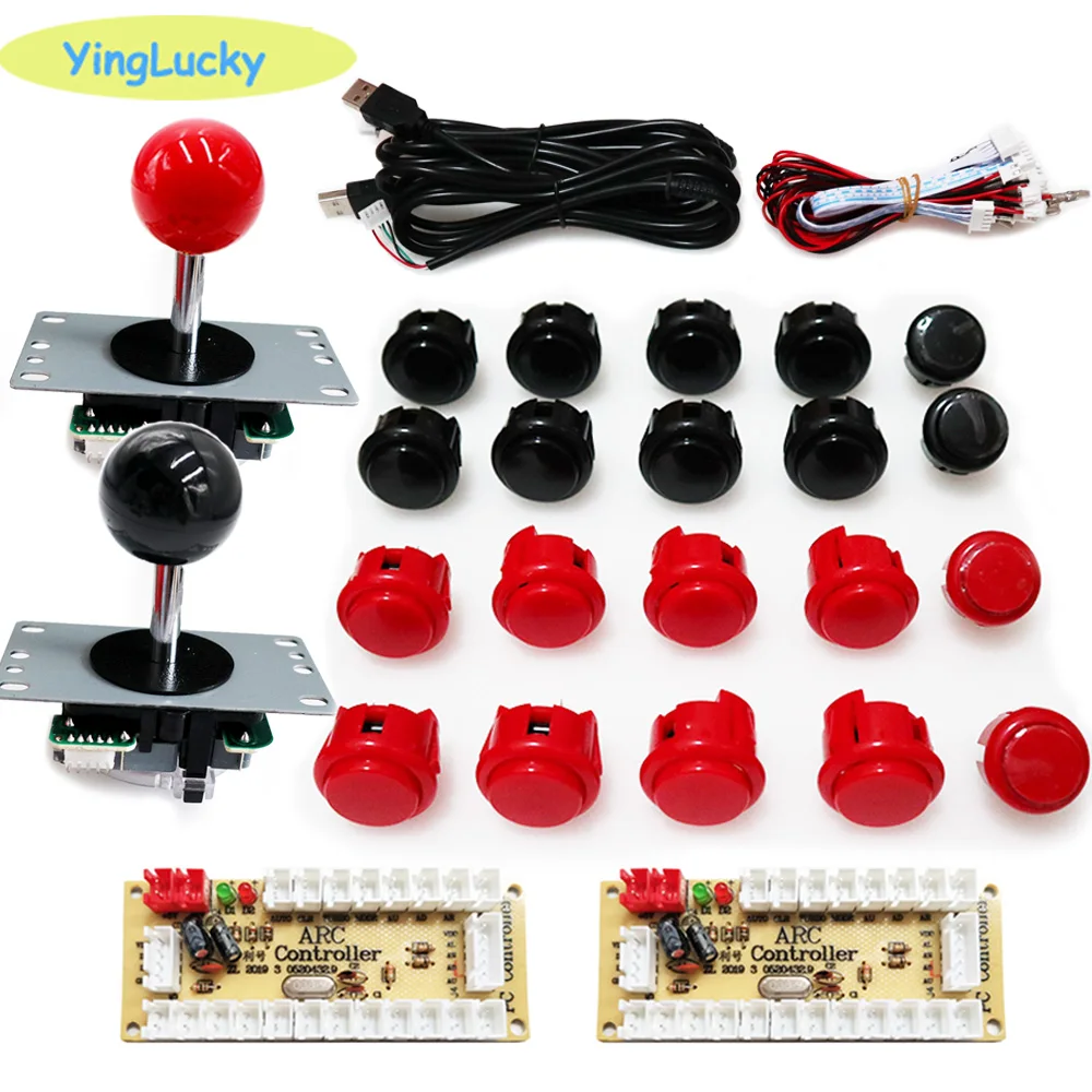 Arcade Button Kit - Arcade 2 Player Zero Delay Kit
