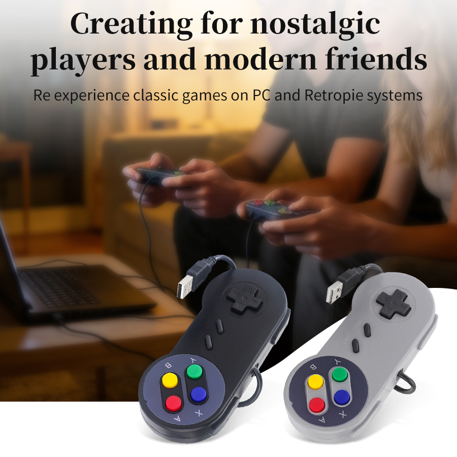 Retro Gaming Raspberry Pi 4 - USB Retro Gamepad for PC NESPi
