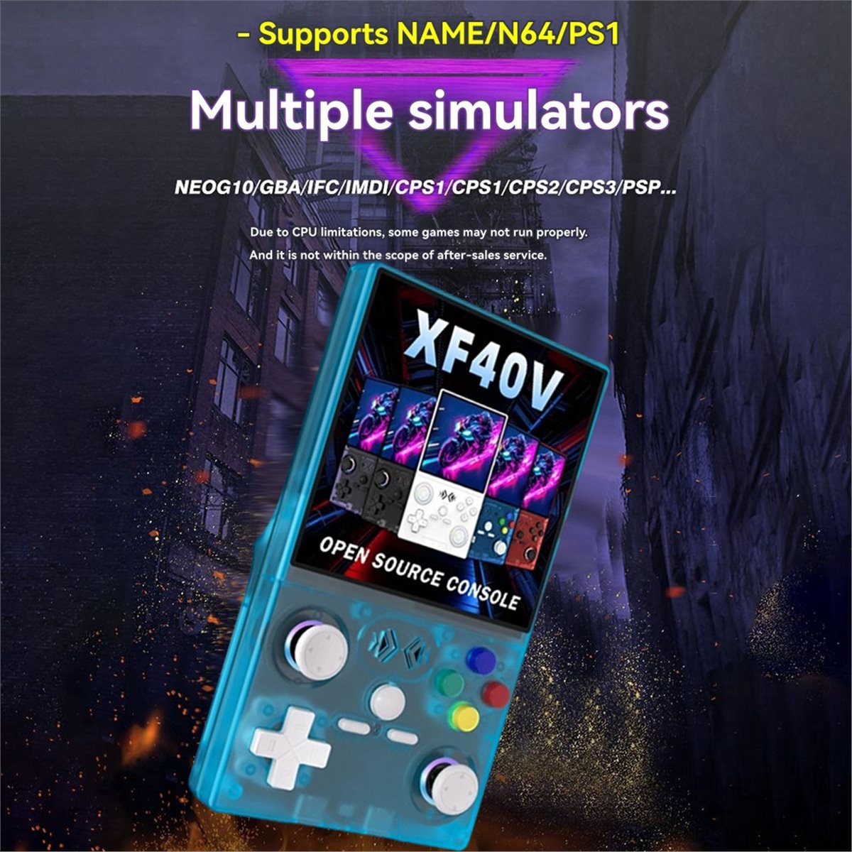 Retro Gaming Console Handheld - A86G NEW XF40V Retro Handheld Game