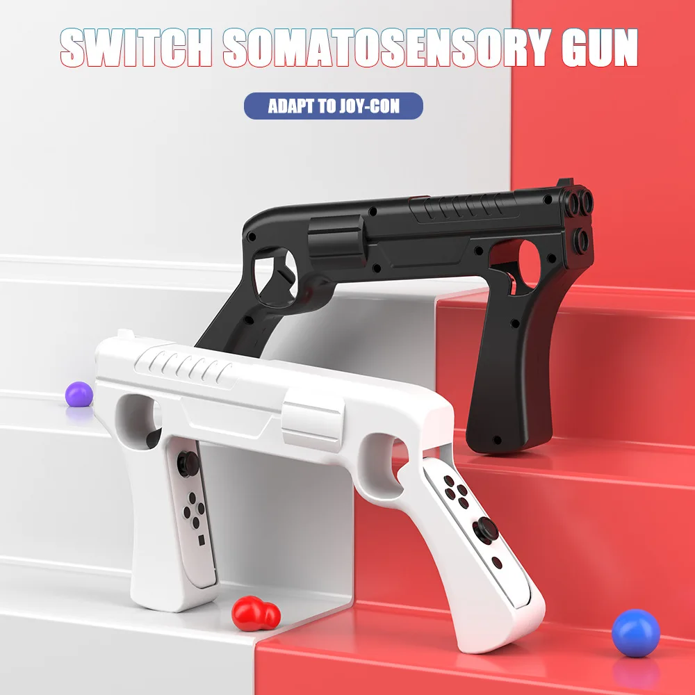 Retro Gaming Console Gun - for Nintendo Switch Ns Oled Joycon