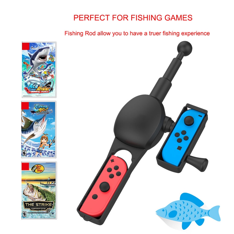 Retro Gaming Console Gun - For Nintendo Switch Fishing Rod Fishing