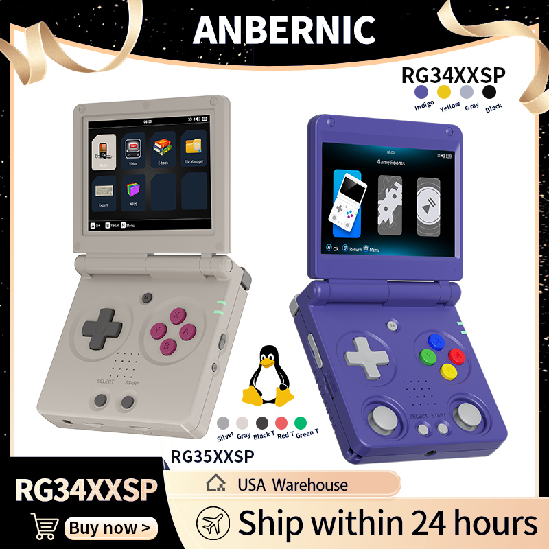 Anbernic RG34XXSP RG35XXSP Fli - Retro Gaming Device ulasan dan harga