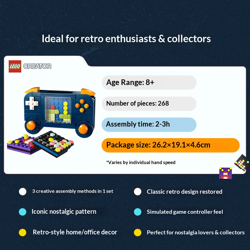 LEGO Creator 3in1 Building Blo - Retro Gaming Fun ulasan dan harga