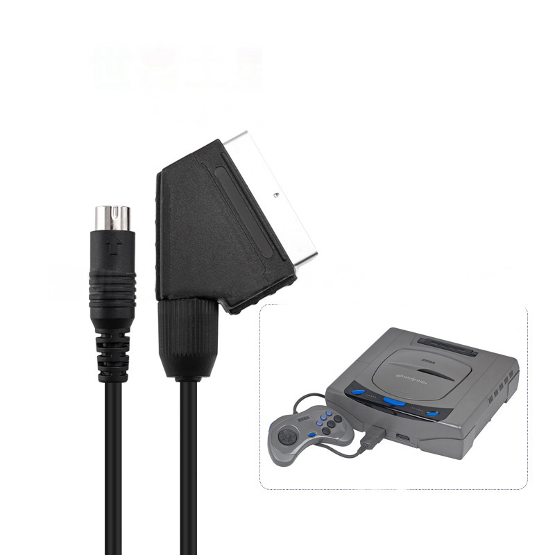 1.8m Scart Cable for Sega Satu - Retro Gaming Cables ulasan dan harga