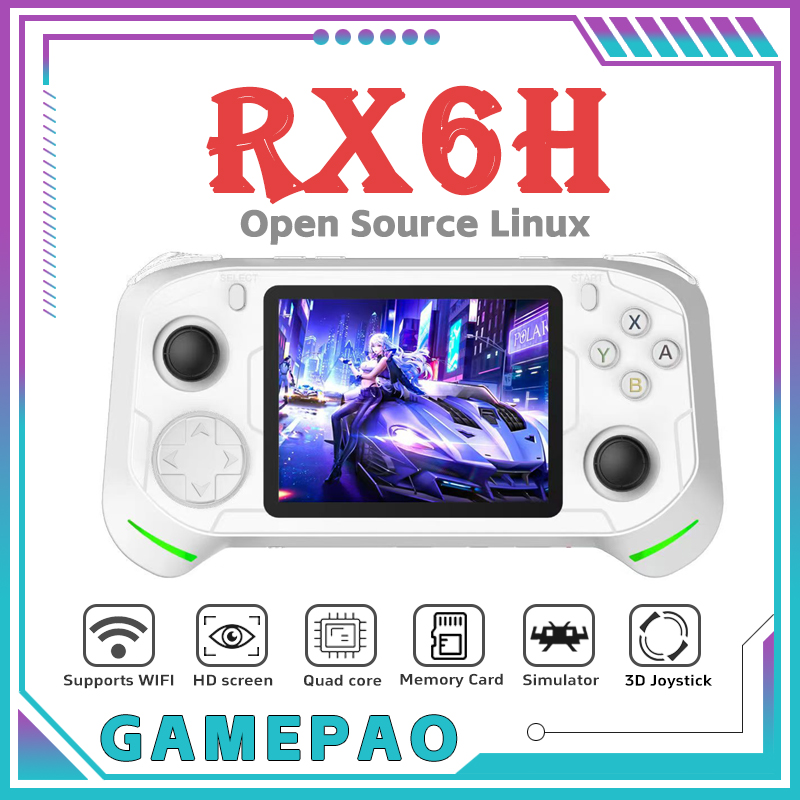 Open Source RX6H Retro Handhel - Retro Gaming Device ulasan dan harga