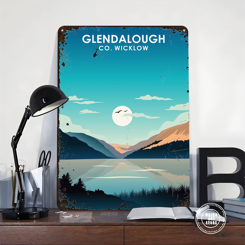 Glendalough Ireland Printed Po - Retro Gaming Ireland ulasan dan harga