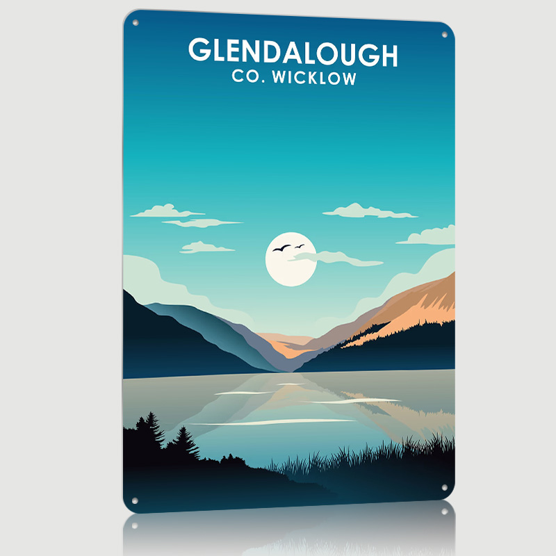 Glendalough Ireland Printed Po - Retro Gaming Ireland ulasan dan harga