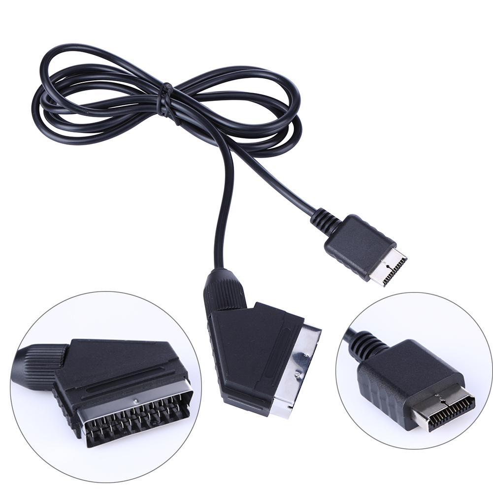 2m RGB Scart Cable for Sony PS - Retro Gaming Cables ulasan dan harga
