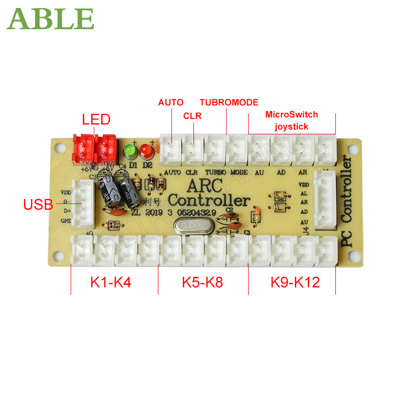 Arcade 2 Player Zero Delay Kit - Arcade Button Kit ulasan dan harga