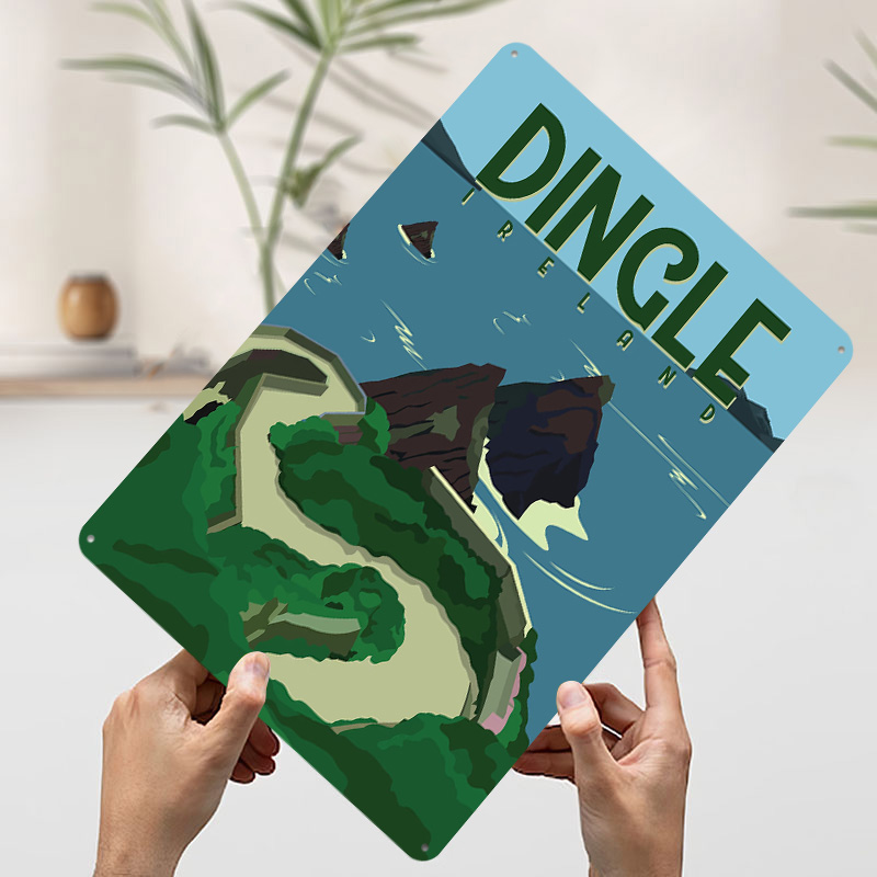 Dingle Ireland Travel Printed  - Retro Gaming Ireland ulasan dan harga