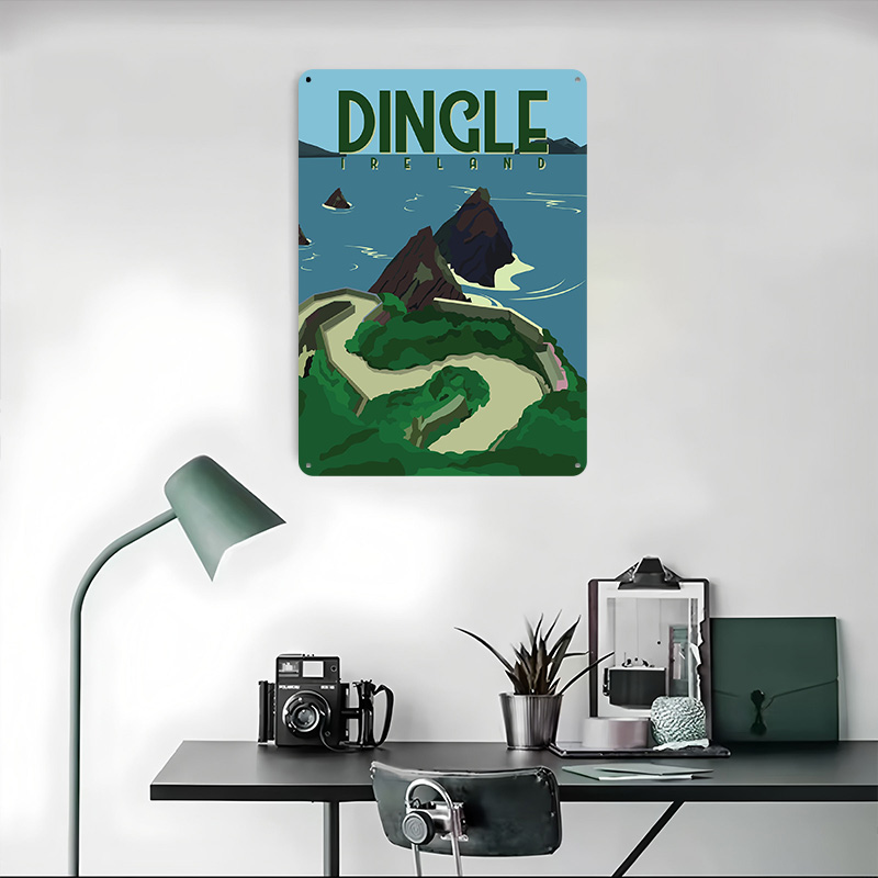 Dingle Ireland Travel Printed  - Retro Gaming Ireland ulasan dan harga