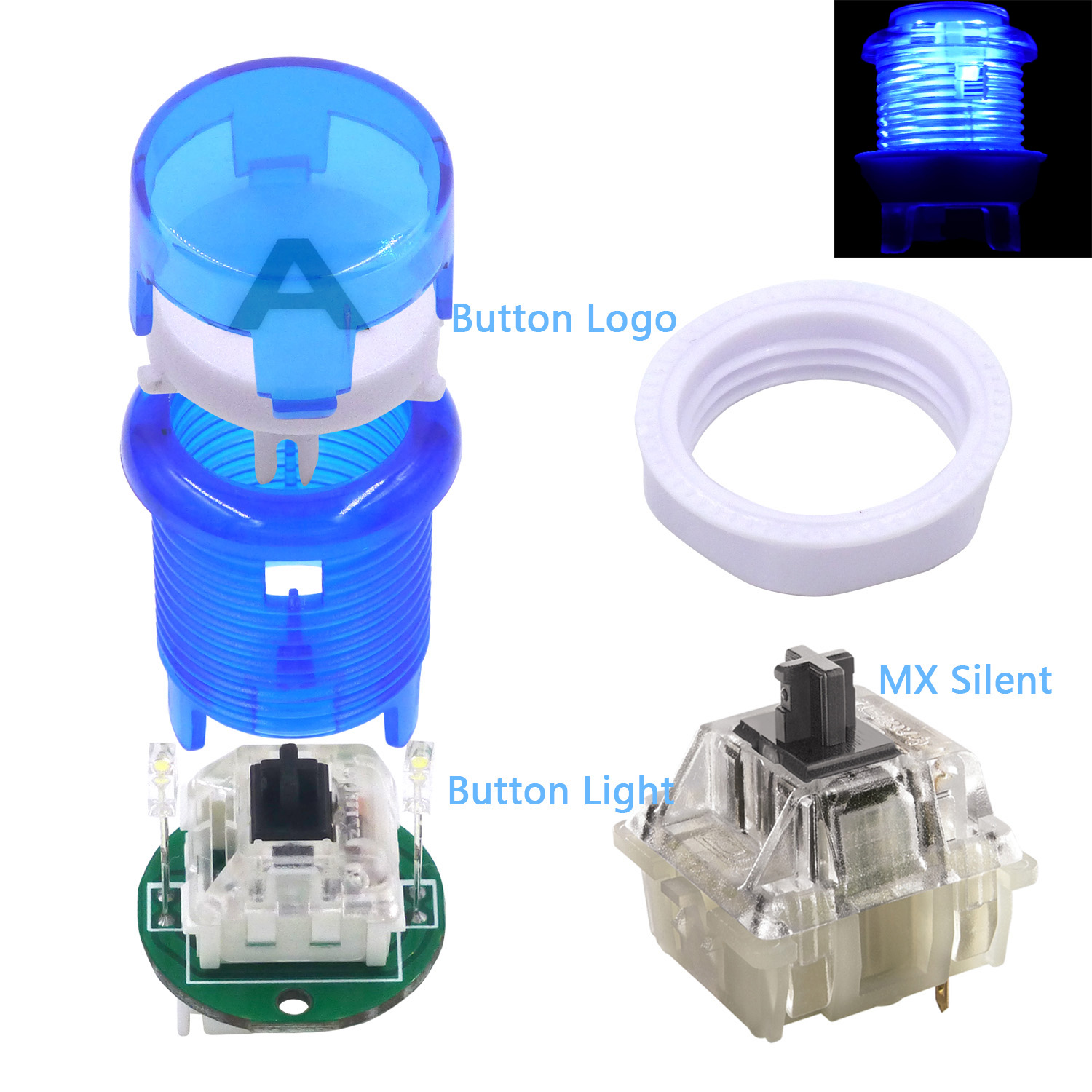 SJ@JX Arcade Game LED Controll - Arcade Button Kit ulasan dan harga