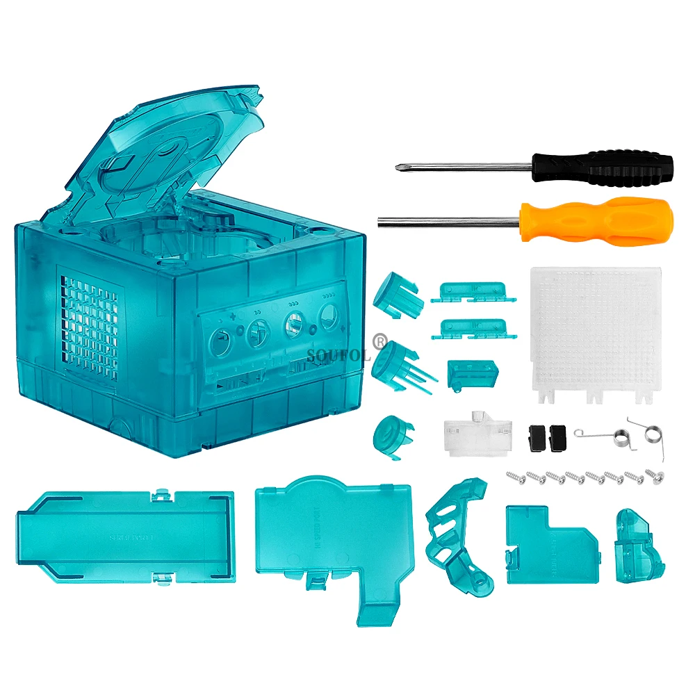 Ice Blue Replacement Case for  - Retro Gaming Fun ulasan dan harga