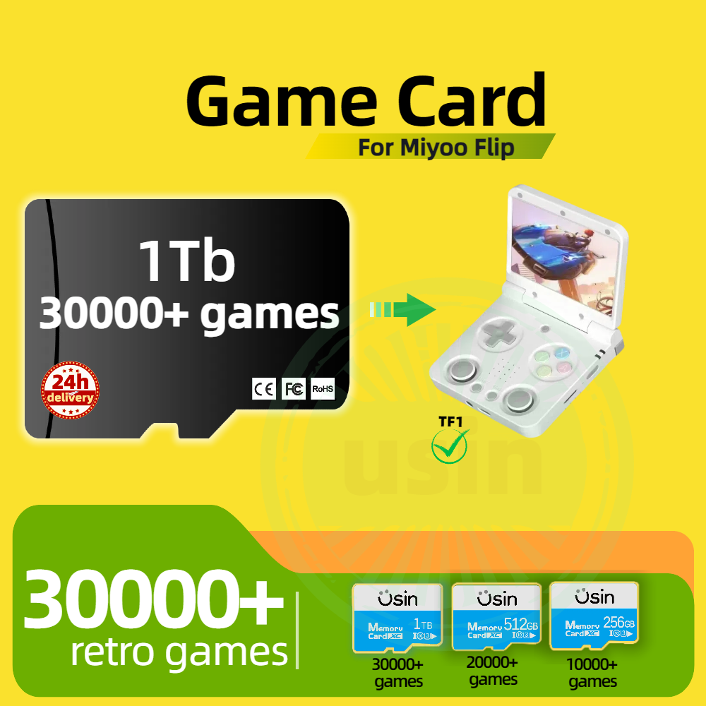 Game Card For Miyoo Flip 30000 - Retro Gaming Console Handheld ulasan dan harga