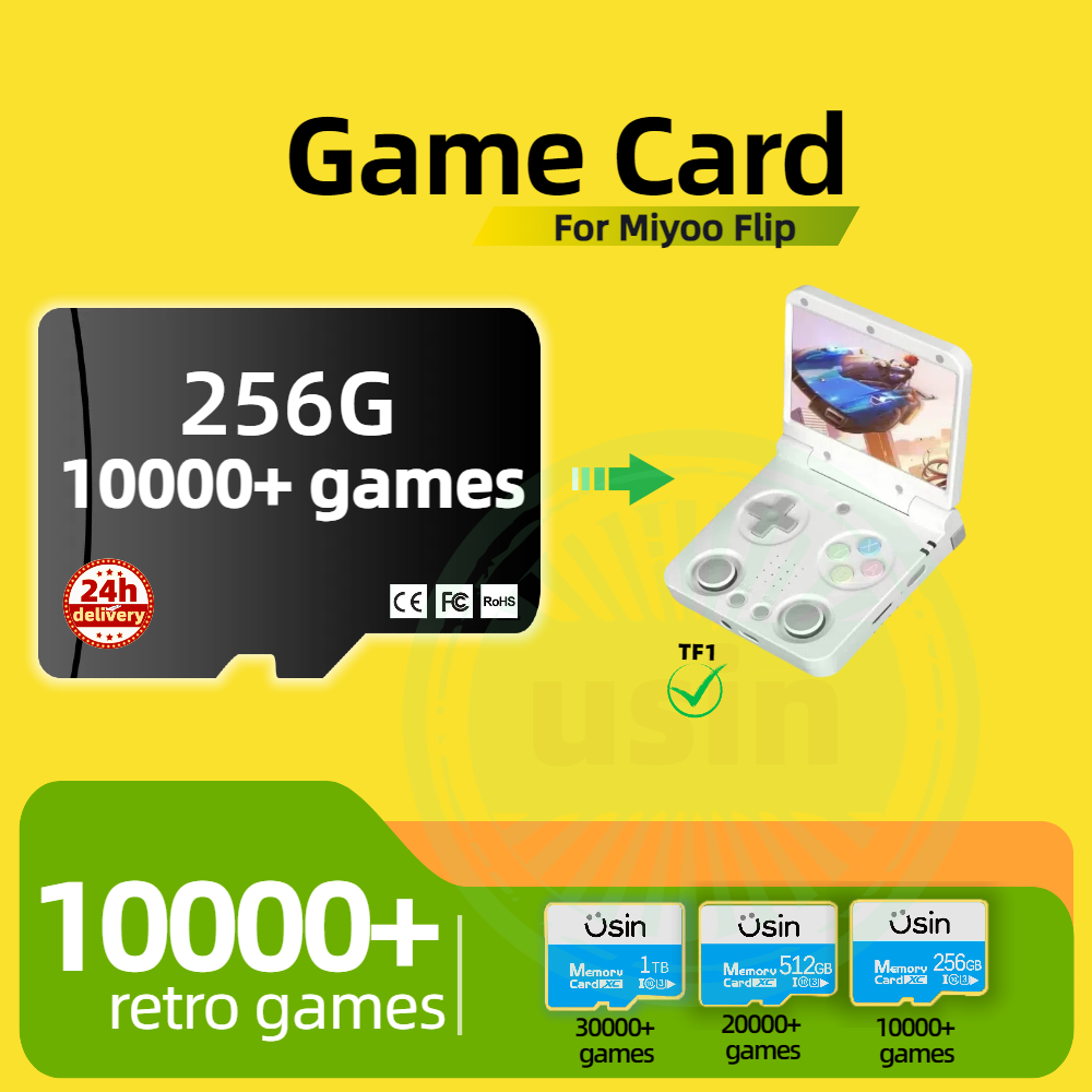 Game Card For Miyoo Flip 30000 - Retro Gaming Console Handheld ulasan dan harga