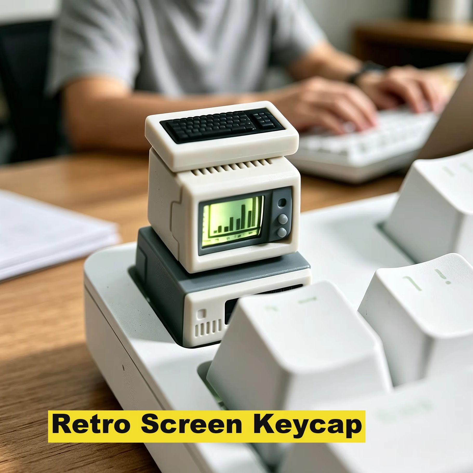 Retro Computer Keycap Backlit  - Retro Gaming Fun ulasan dan harga