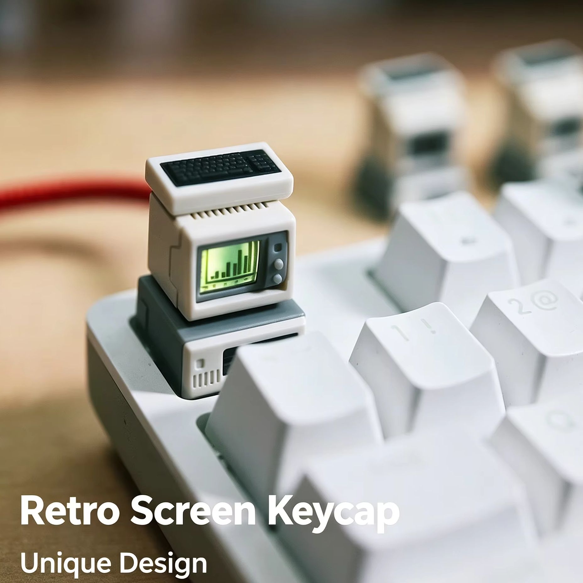 Retro Computer Keycap Backlit  - Retro Gaming Fun ulasan dan harga