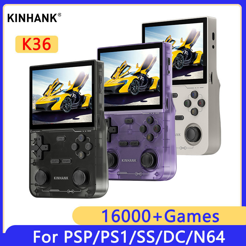 KINHANK K36 Retro Handheld Vid - Retro Gaming Console Handheld ulasan dan harga