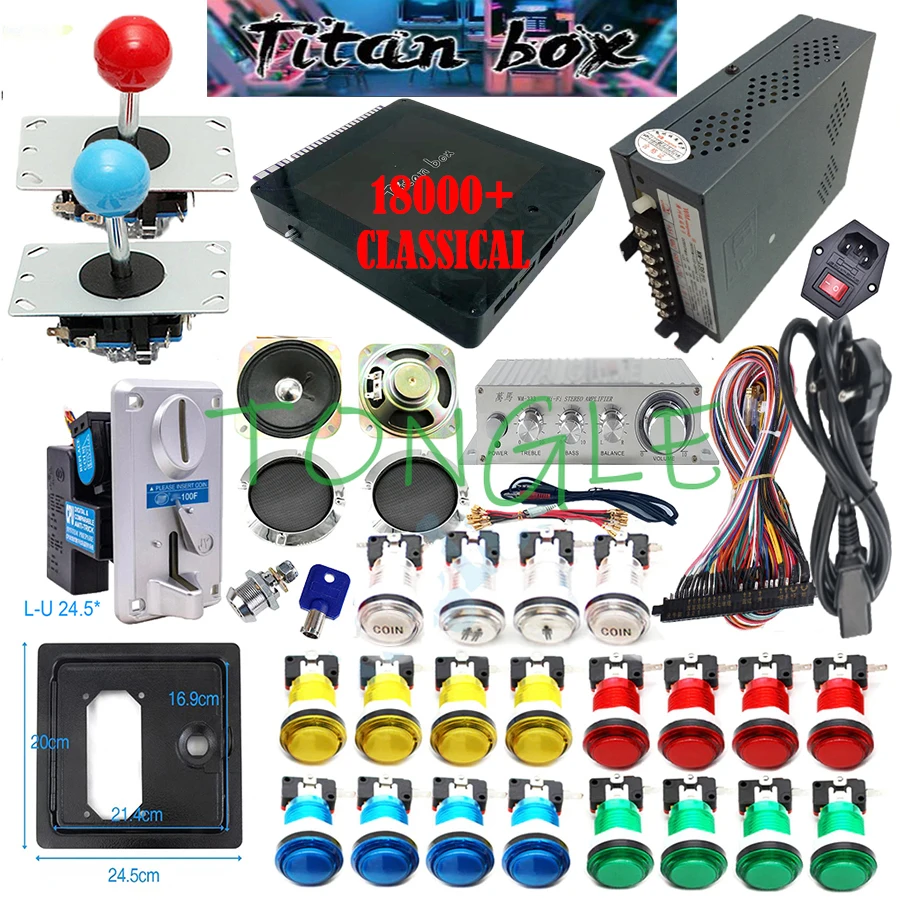 2 Players Titan Box 18000+ in  - Arcade Button Kit ulasan dan harga