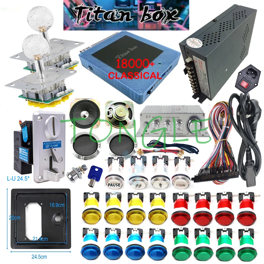 2 Players Titan Box 18000+ in  - Arcade Button Kit ulasan dan harga