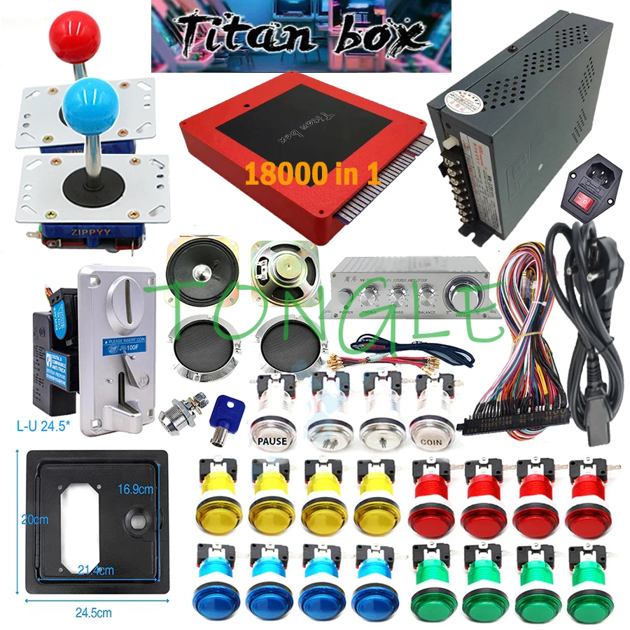 2 Players Titan Box 18000+ in  - Arcade Button Kit ulasan dan harga