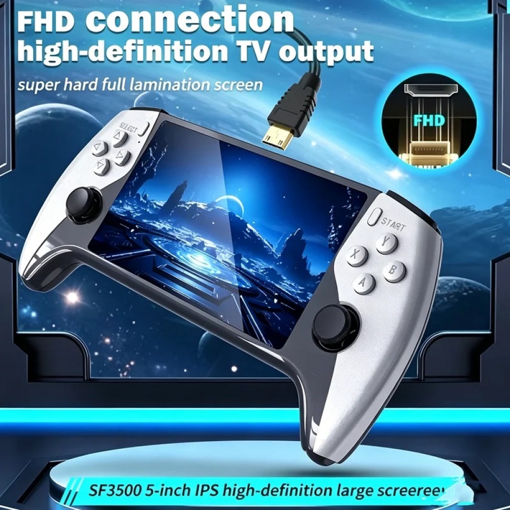 SF3500 5 inch Handheld Game Co - Retro Gaming Device ulasan dan harga